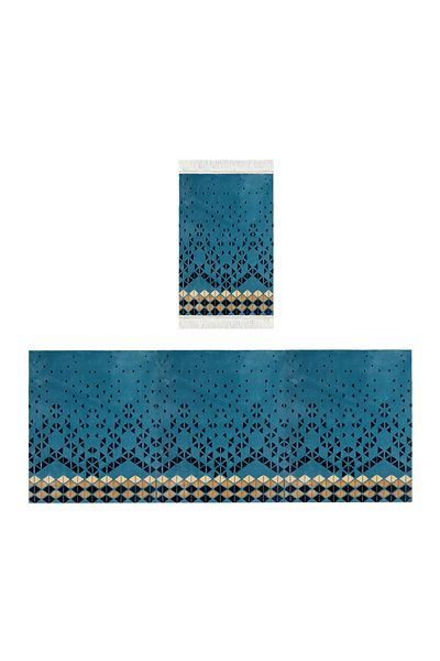 Segadty Palma prayer mat from Sajjati, modern design, practical prayer mat for 5 people, easy to use and store, size 250 x 110 cm