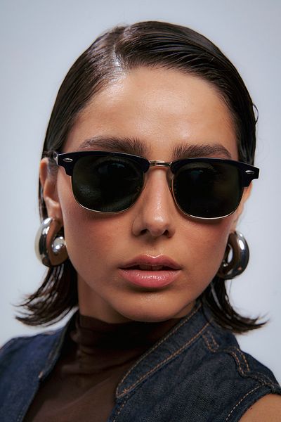 Bilge Karga Neptun Gold Black Sunglasses