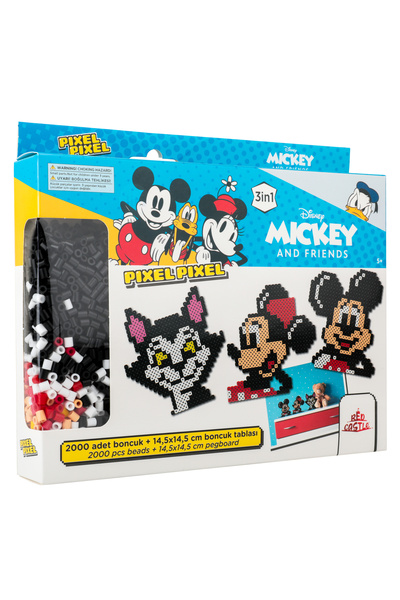 Pixel Pixel Boncuk Aktivite Ve Oyuncak Seti, Disney Mickey & Friends 2000 Ad....