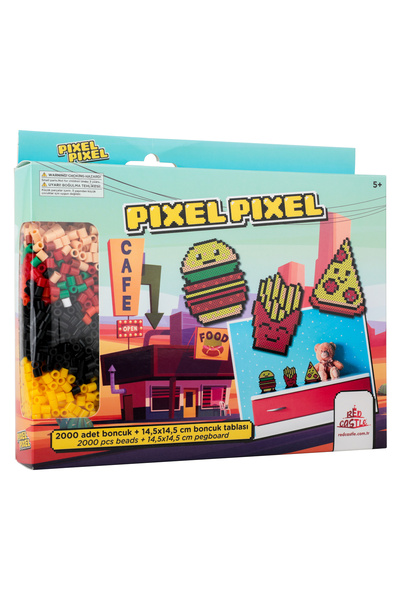 Pixel Pixel Бисер комплект за дейности - Фастфуд BBU29-03