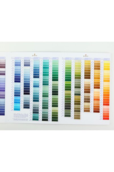 Dmc Muline İplik Renk Kartelası