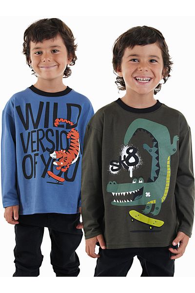 Denokids Тениска Skate Boys с 2 броя