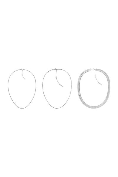 Calvin Klein Ckj 35000626   Women's Necklace Set