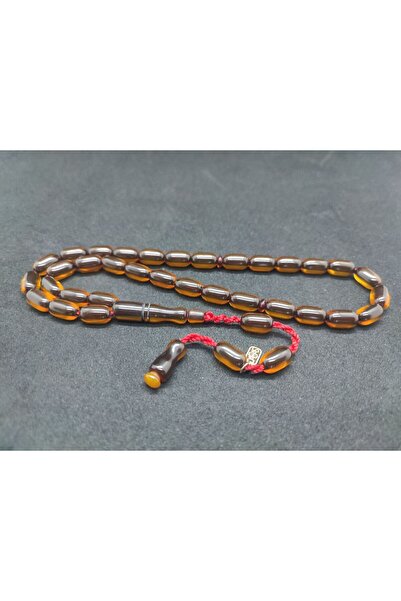 İskeçe Tesbih Muhammed Dabbas Usta Eseri El Boy Alman Faturan Sıkma Kehribarı...