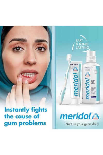 Meridol T.p 75ml Fluoride (3321) --- ميريدول معجون 75مل معجون اسنان بالفلوريد