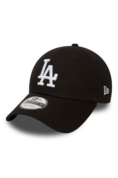 NEW ERA La Dodgers Essential Black 9Forty Snapback Cap 11405493