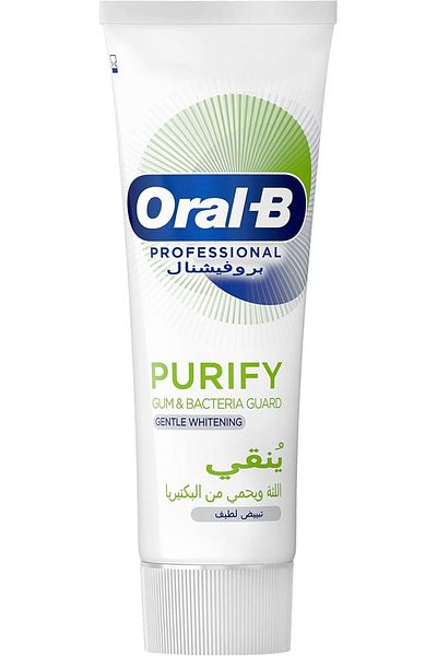Oral-B اورال بي معجون اسنان 75مل تنقية اللثة تبييض لطيف