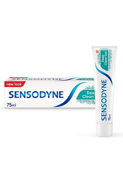 Sensodyne T.p 75ml Deep Clean Gel (955006) --- سنسوداين معجون اسنان 75مل جل لتنظيف عميق
