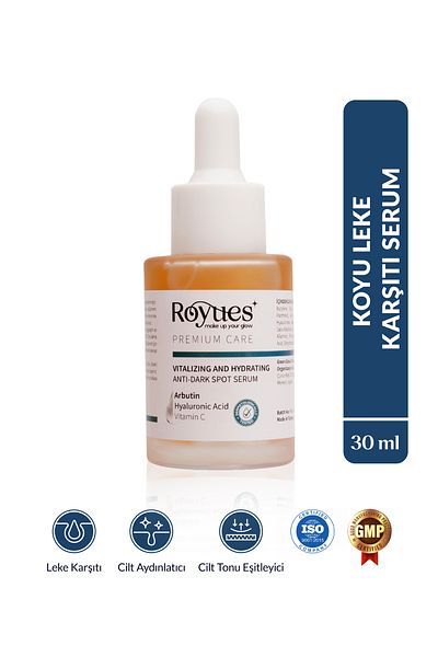 Royues Dark Spot Skin Serum with Arbutin and Hyaluronic Acid - Skin Tone Equalizer (Vitamin C)