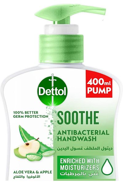 Dettol ديتول سائل لليدين بالألوفيرا والتفاح 400مل 0904