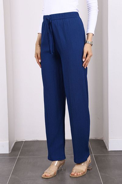 İmajButik Παντελόνι με φαρδύ πόδι Indigo Twist