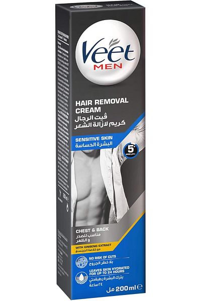 Veet Veet Hair Removal Cream for Men 200g Sensitive Skin