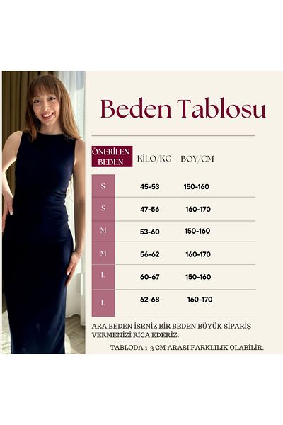 Dilay Gökoğlu Butik Rochie Midi Bleumarin Drapeli