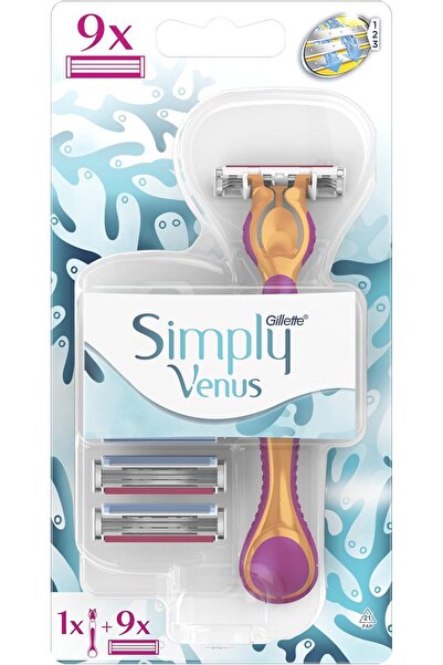 Gillette Venus ماكينة حلاقة فينوس 3 في 1 القابلة لإعادة التعبئة للنساء، بمقبض...