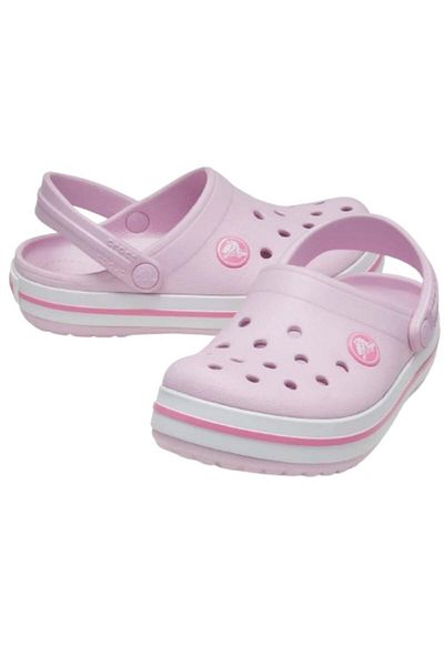 Crocs Crocband Clog T 207005-6gd Παιδικά ροζ σανδάλια & παντόφλες