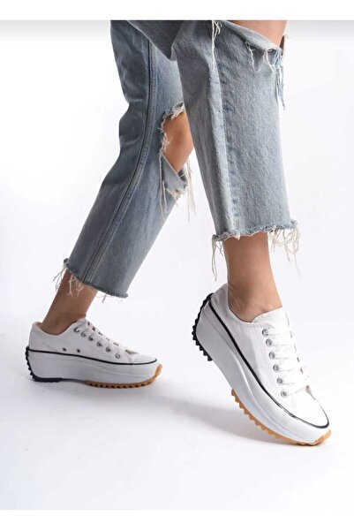 Shoemakers Beyaz Kısa Wandrson Run Star Kaymaz Taban