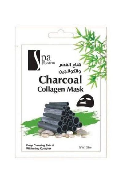 Spa System Spa System Charcoal & Collagen Face Mask 28ml
