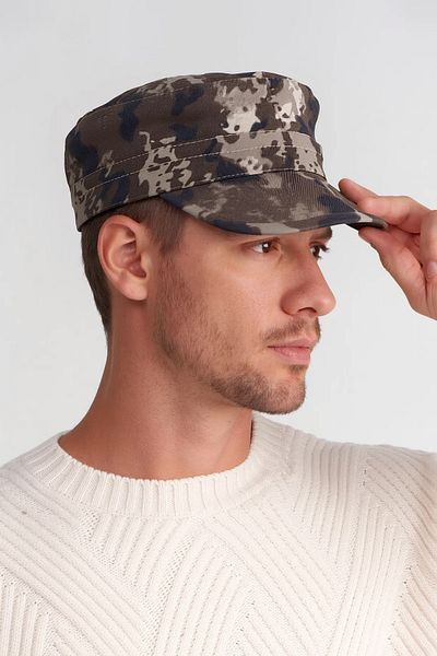Külah Men's Camouflage Pattern Castro Military Hat