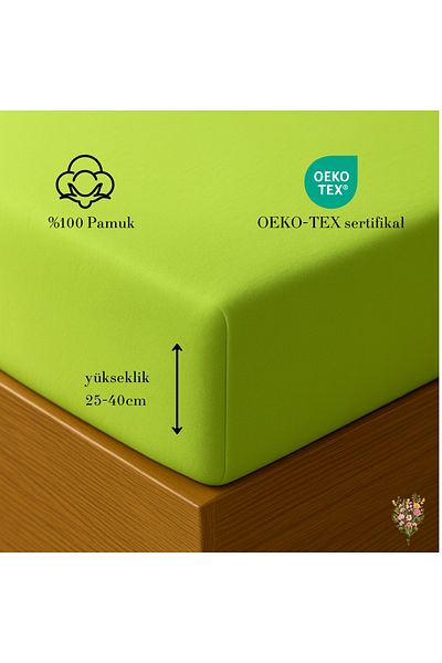 Strauss ملاءة سرير من القطن الممشط المرن مقاس 40 سم من Home Premium 100% قطن 150 جرام/م2 OEKO TEX