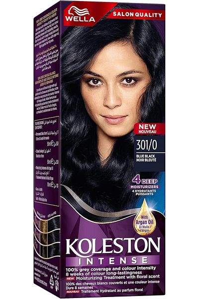 Wella ويلا كولستون ماكسي صبغة شعر أسود مزرق 301/0 50مل