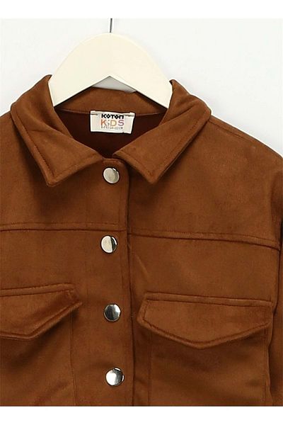 Koton Girls' Clothing Jacket 4Wkg20015Ak Camel Hair