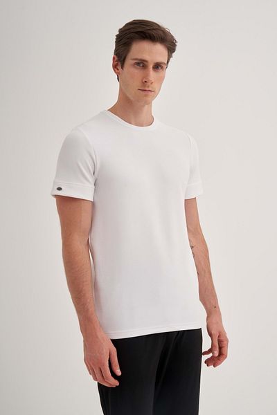 Cazador Tricou din bumbac pieptănat tricotat slim cu gât polo