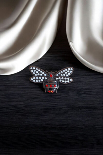 Nildenhobim Accesoriu pentru geantă din tricot model albină și ornament pentr...