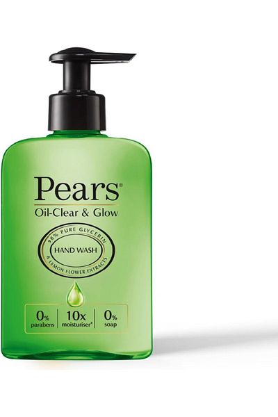 Pears Hand Wash 250 ml Oil Clear And Glow - 8416 --- Pears Hand Wash 250 ml Oil Free and Glow