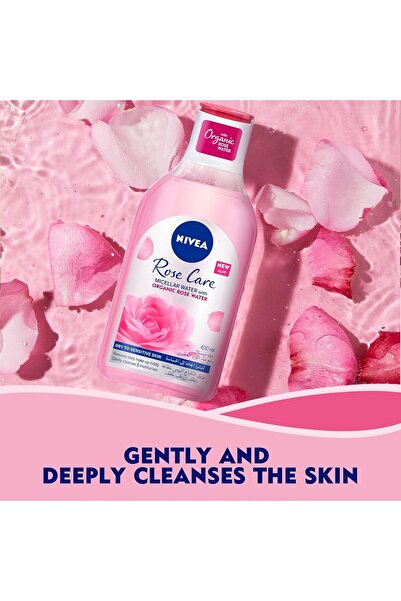 NIVEA Micellar Water With Organic Rose Water 400ml (1714) --- NIVEA Micellar Water With Organic Rose Water 400ml