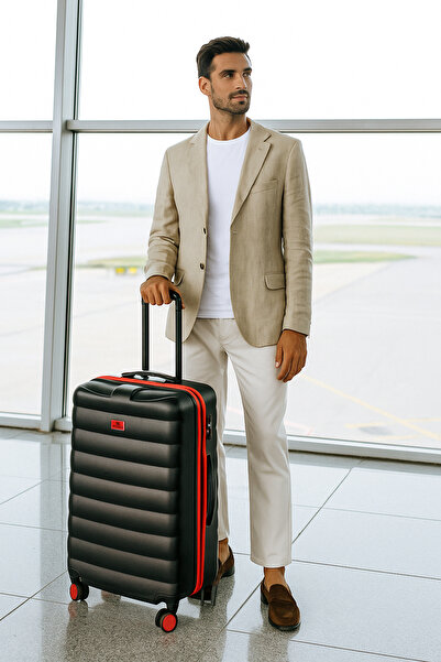 My Valice Colors Abs Büyük Boy Siyah Valiz