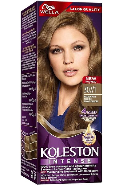Wella ويلا كولستون ماكسي صبغة شعر اشقر رمادي وسط 307/1 50مل