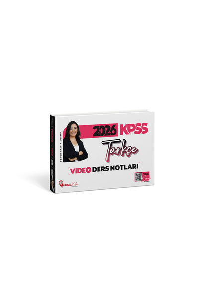 Hoca Kafası Yayınları 2026 KPSS Türkçe Video Ders Notları