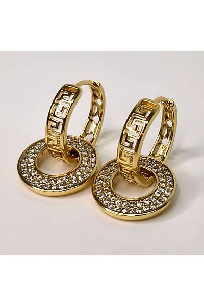 My Bijoux Cercei placati cu aur Olivia