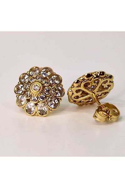 My Bijoux Cercei placati cu aur Simone