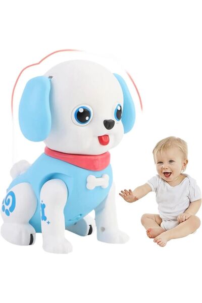 AYATOYS Mavi Fun Dog Sesli Işıklı Hareketli Pilli Köpek 40272
