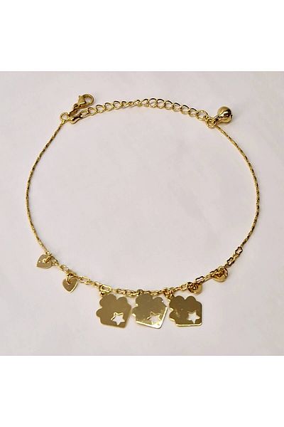 My Bijoux Bratara de picior placata cu aur Maren