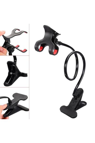 CMT Masaya Takılan Tutucu Akrobat Telefon Tutacağı Oynar Başlıklı