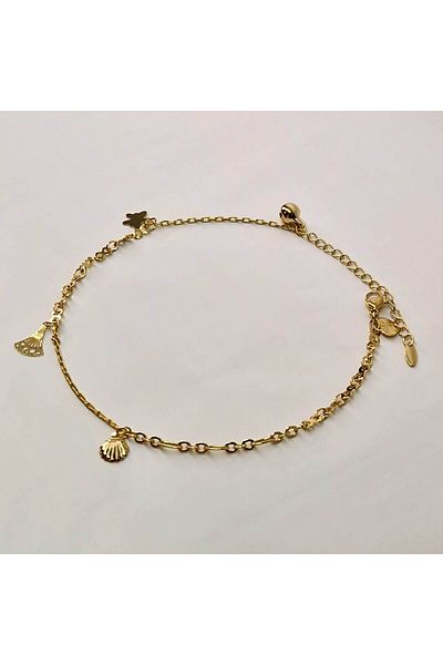 My Bijoux Bratara de picior placata cu aur Sara