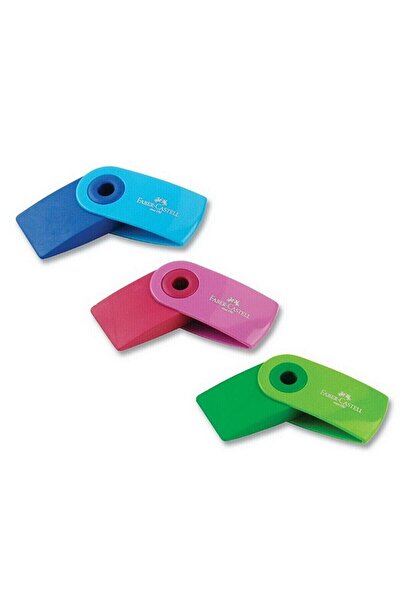 Faber Castell Faber-castell Eraser Sleeve Vibrant Colors 3 τεμαχίων Μαύρο και Πολύχρωμο