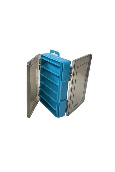 CAPTAIN 7223 Blue Maket Balık Kutusu 12 Gözlü 13x9x3cm