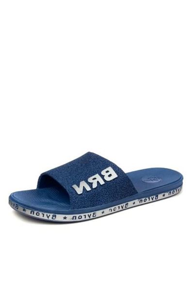 BRN Papuci unisex bleumarin cu talpă anti-alunecare