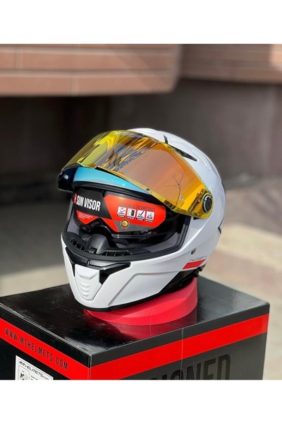 MT Helmets Thunder 4 Sv full face kask(şeffaf vizörlü)