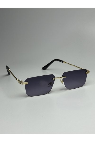 MONAL Jacarty Black Sunglasses Rectangular Frame 55 Ekartman