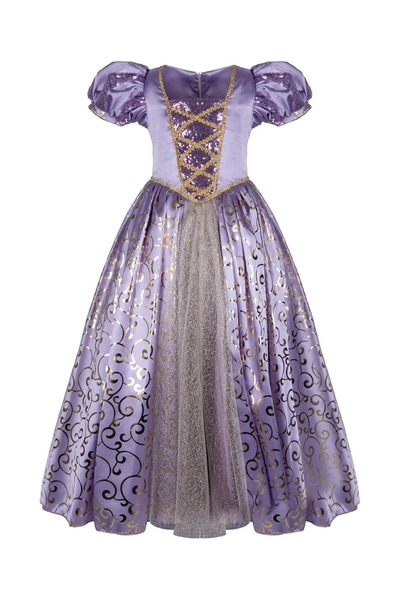 Fairyland Rapunzel Saten Prenses Kostüm