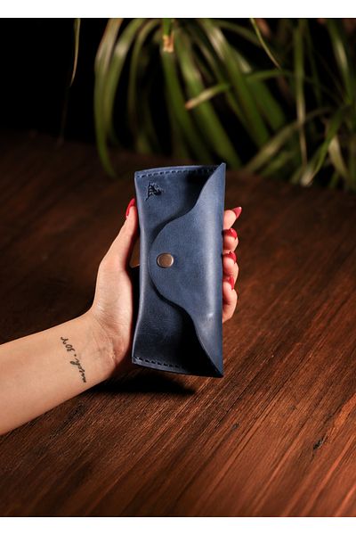 Derimoda Genuine Leather Handmade Glasses Case – Unisex Sunglasses Case