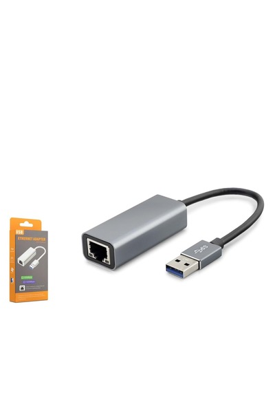 HADRON HDX7851 محول إيثرنت USB 3.0 جيجابت - رمادي