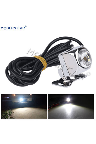 Choice Silver 1x Car External LED Reversing lamp 6500K Mini Auxiliary Reverse...