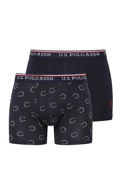 U.S. Polo Assn. U.S. Polo Assn. 80486 Men's Modal 2-Piece Boxers-Dark Blue