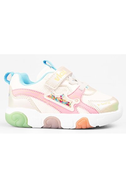 Vicco Queen Lighted Orthopedic Children's Sports Shoes White