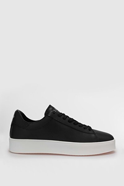 Lufian 111230254 Anton Sneaker Erkek Deri Ayakkabı SİYAH